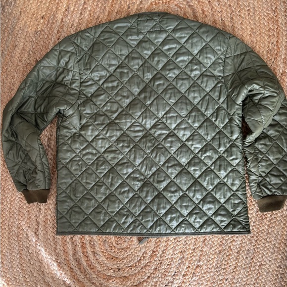 Vintage 90’s Belgian Army Quilted Nylon Parka Liner - Picture 3 of 6